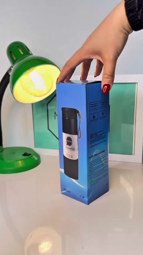 تراول ماگ دسته چرمی 500 میل کد 001624