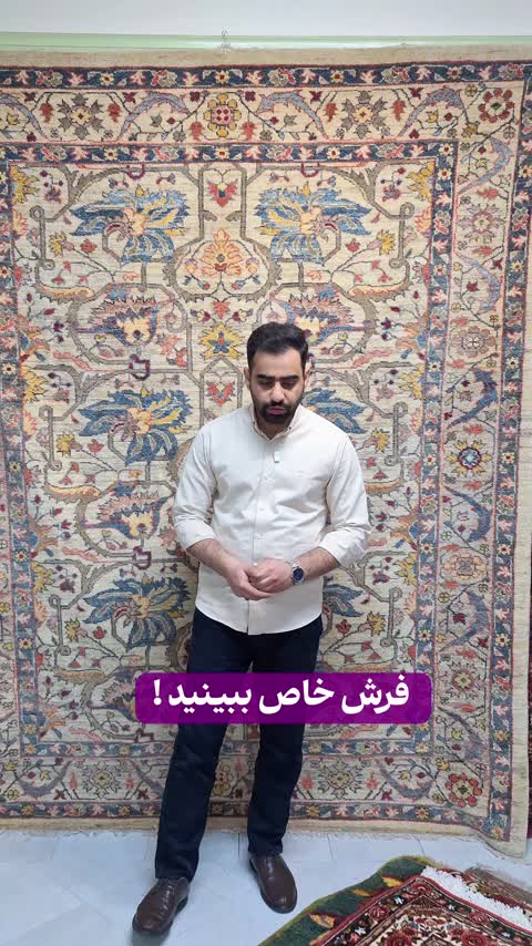 فرش دستباف سه متری ورامین کد 050433