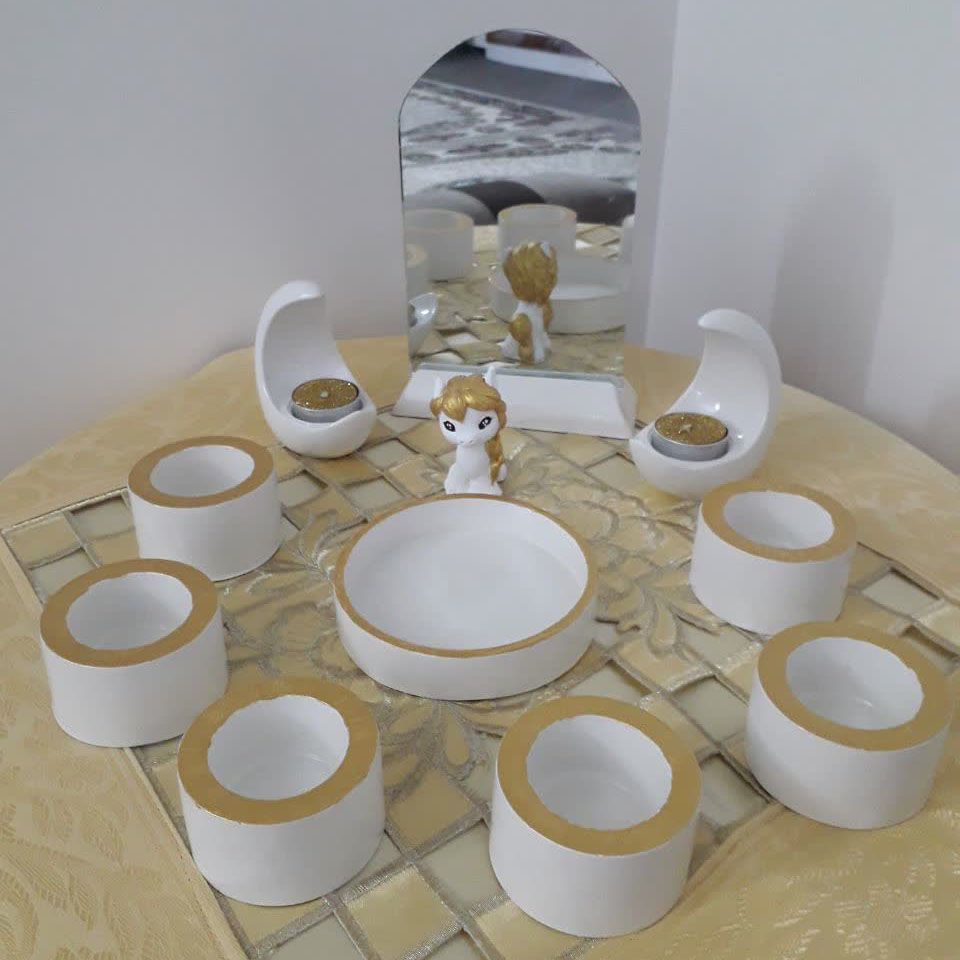 هفت سین گرد طلایی