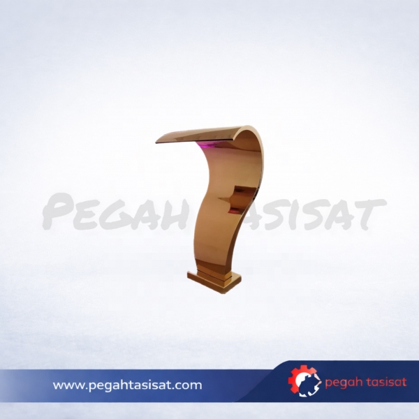 نازل کرتین استخری کبری طلایی پگاه تاسیسات