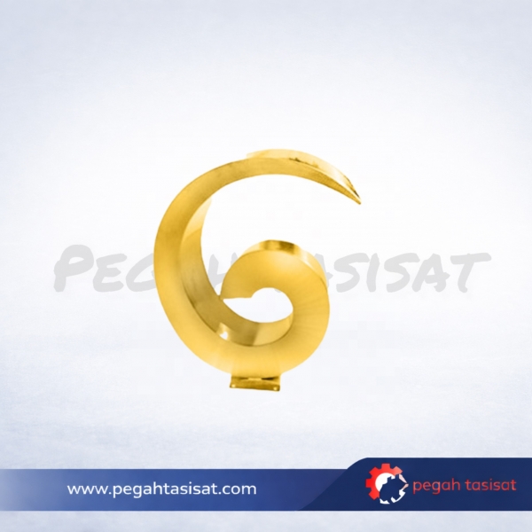 نازل کرتین استخری حلزونی طلایی پگاه تاسیسات