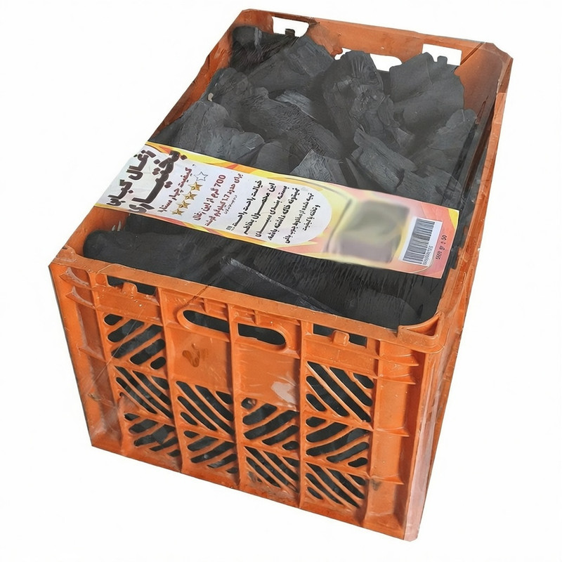 زغال کبابی بختیاری مدل 4 ستاره سبدی وزن 5 کیلوگرم