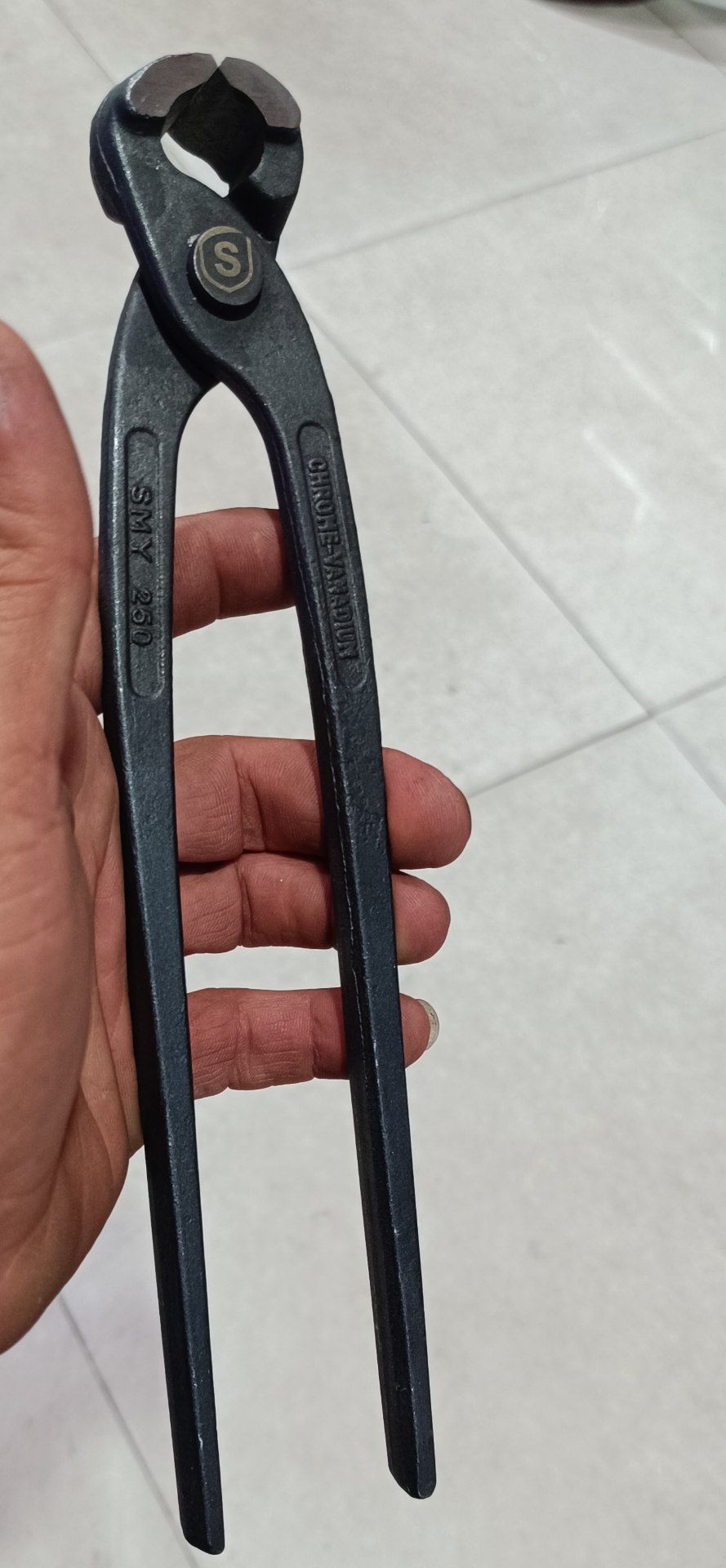 انبر آرماتور اس ام وای سایز 10، گاز انبر ساختمانی