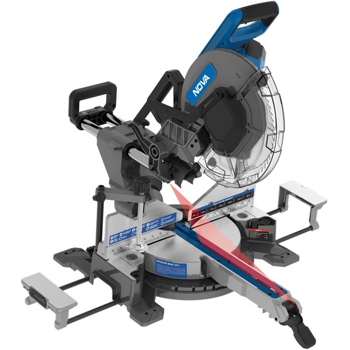 فارسی بر کشویی 305 میلیمتر 2000 وات 2 طرفه مدل 5732 نووا