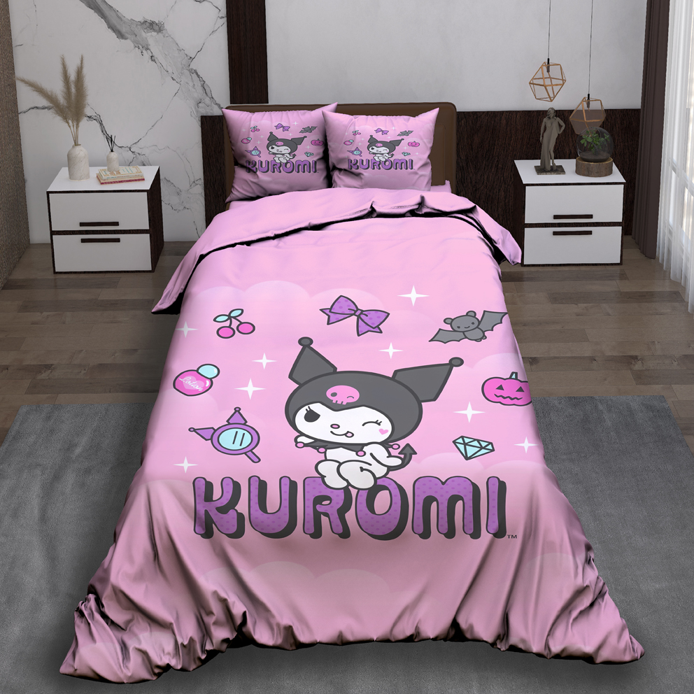 ست رو تختی تک نفره سه بعدی کرومی