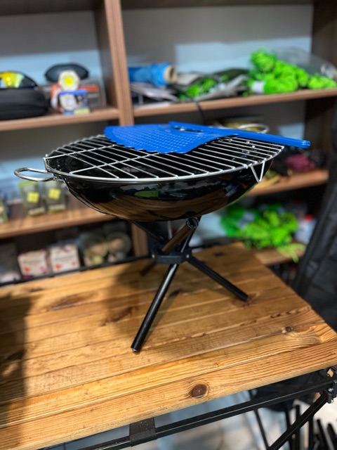 اتشدان مینی سه پایه همراه توری و بادبزن