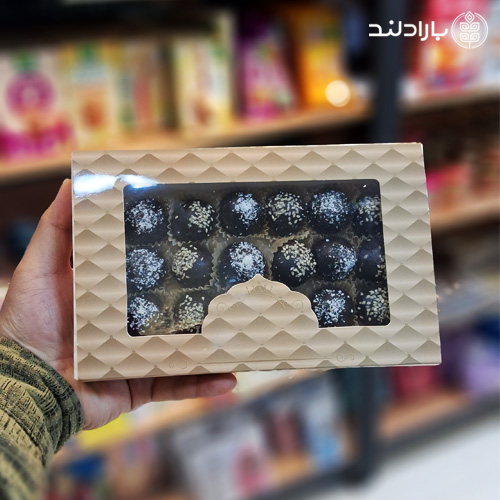 ترافل خرمایی شکلات ارده بارادلند 350 گرم