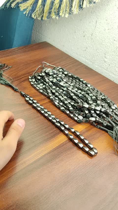 تسبیح سنگی چشم ببر (تایگر) اصلی 101 دانه