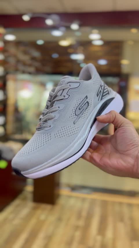 کفش اسکیچرز Go Run مردانه طوسی