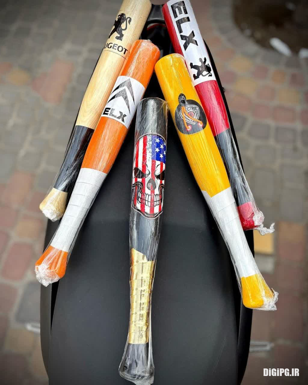 چوب بیسبال 40 سانتی | طرح و رنگ های مختلف