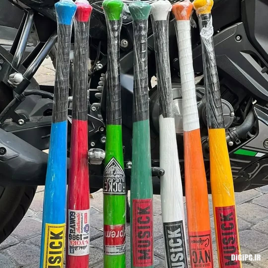 چوب بیسبال اصل 70 سانتی در رنگ های مختلف | baseball bat
