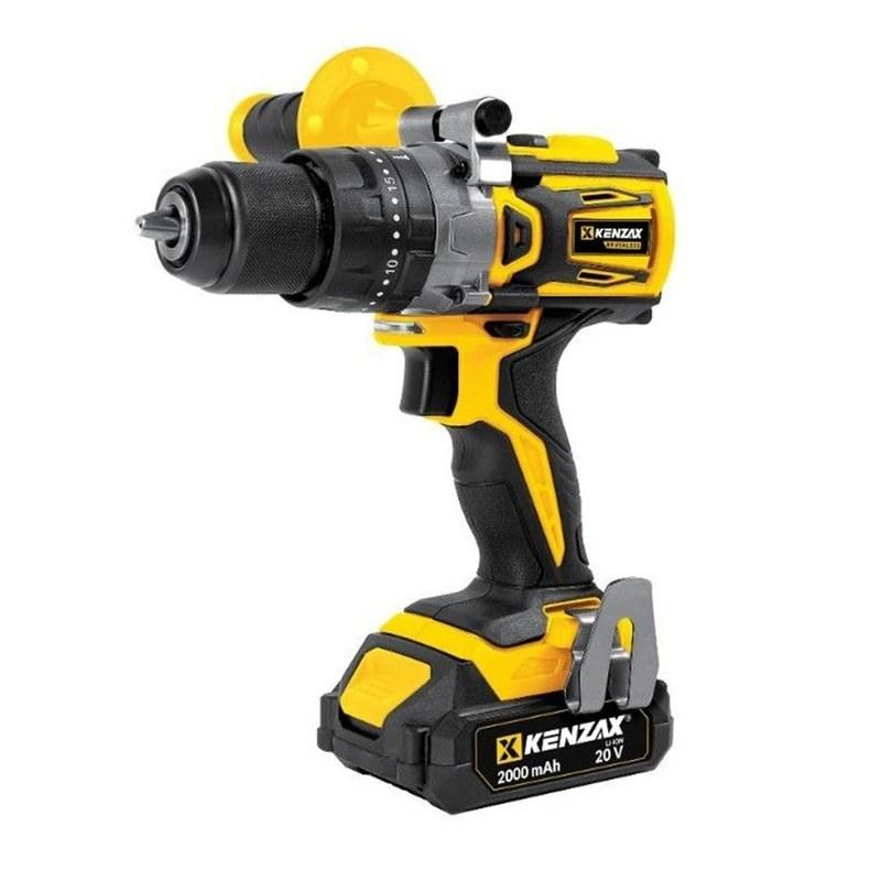 دریل شارژی چکشی براشلس 20 ولت کنزاکس مدل 8860 (12 ماه گارانتی)