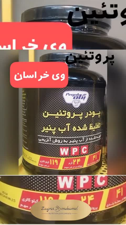 وی پروتئین کنسانتره wpc پگاه 