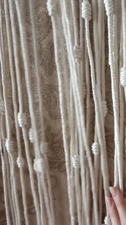 پرده مکرومه رویش (پس کرایه)