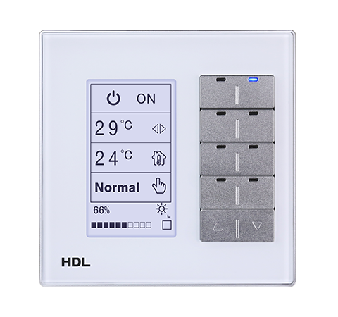 کلید HDL مدل DLP پروتکل KNX سایز EU