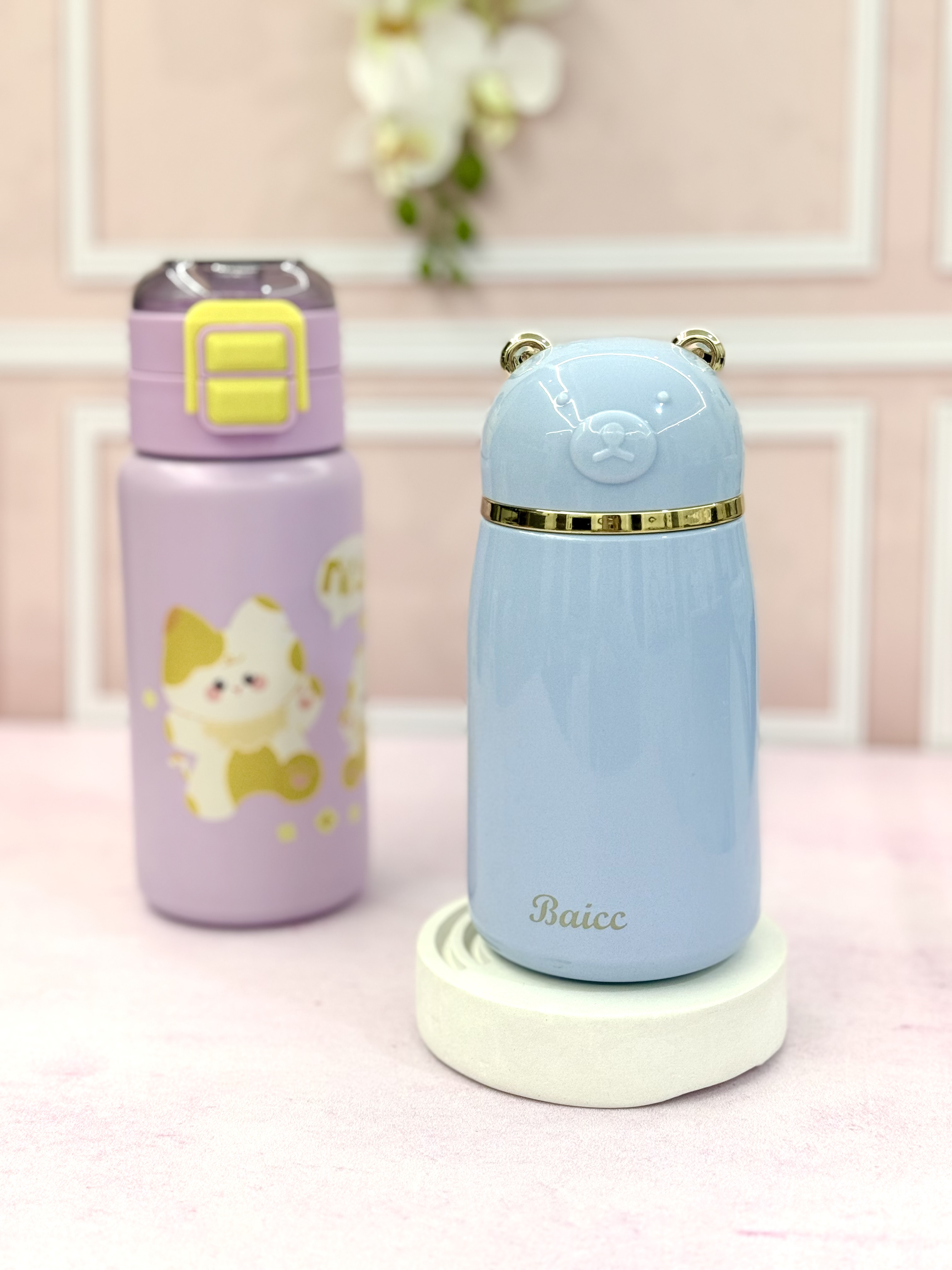 فلاسک نوزاد با استیل درجه یک مناسب برای سیسمونی رنگ سبز تیره