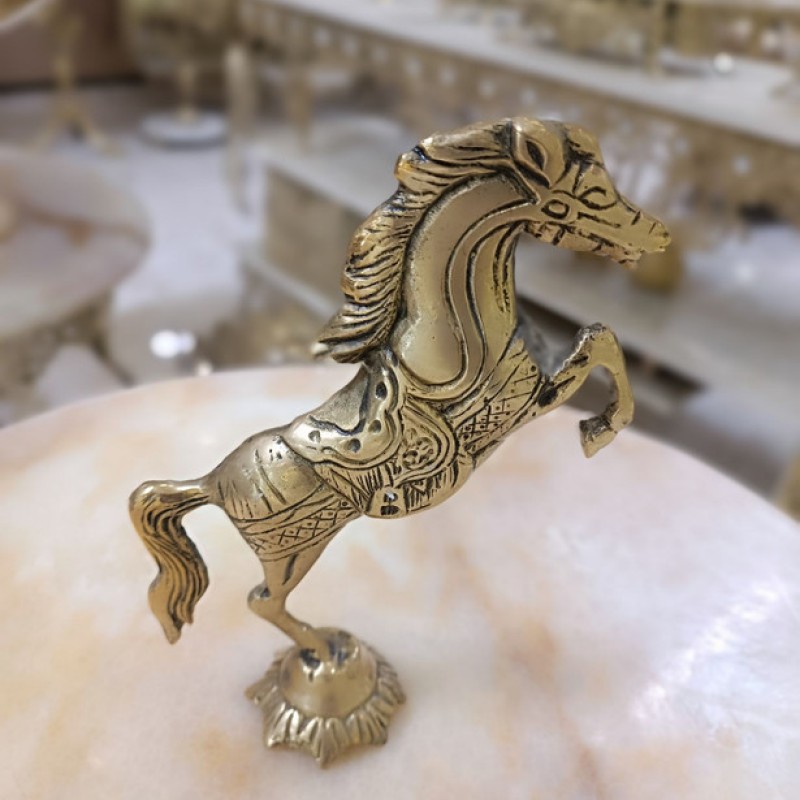 اسب یکطرفه تکی چپ و راست برنجی