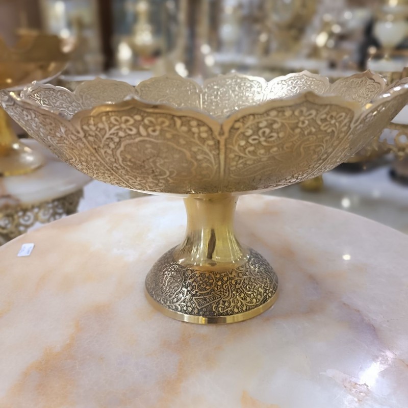 میوه خوری لوتوس طرح طاووس 12 اینچ