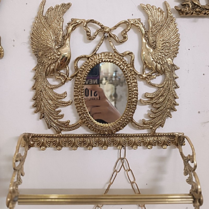 جاحوله سیمرغ آینه ای برنجی