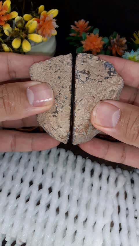 سنگ عقیق توپی سلیمانی رنگی خاص کلکسیونی