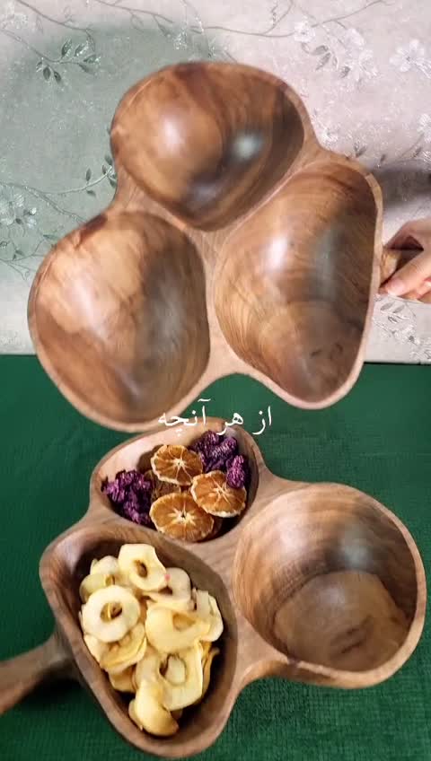 اردور خوری چوبی 3 خانه دستساز