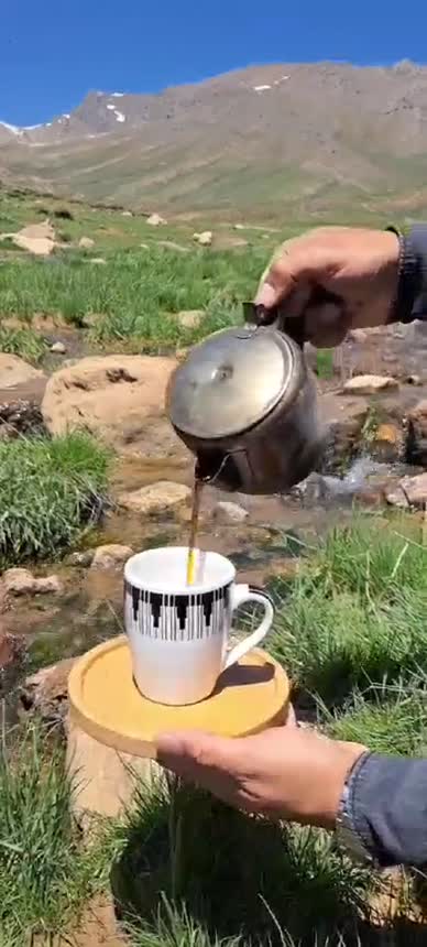 ماگ سرامیکی با طرح چوقای بختیاری