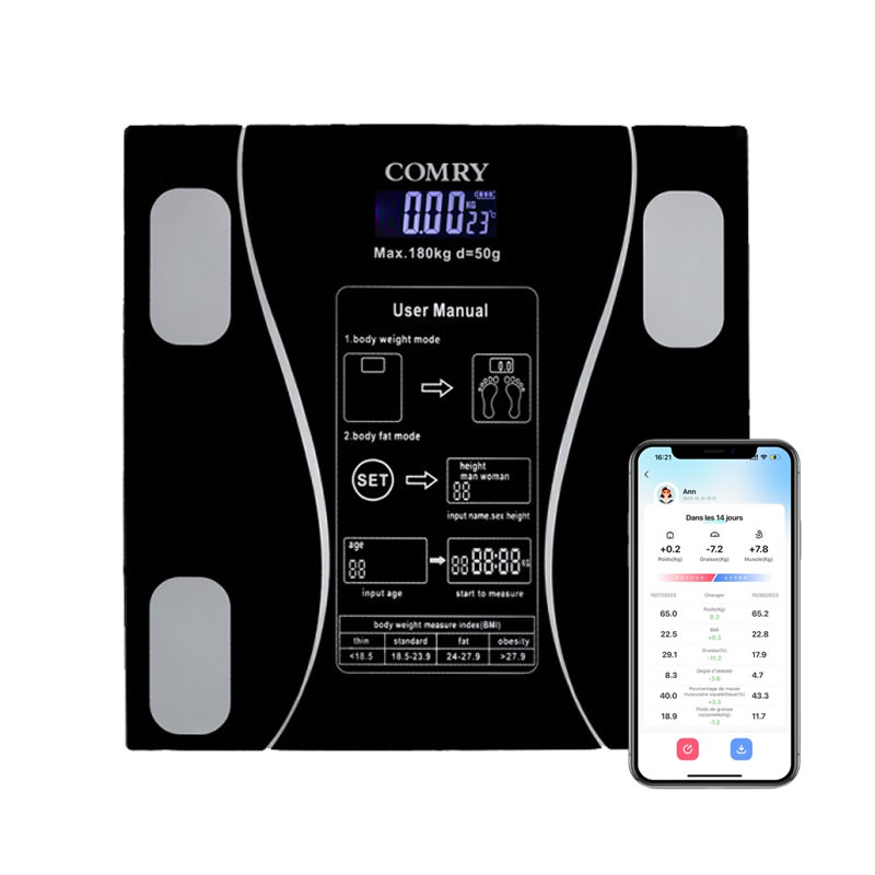 ترازو هوشمند کمری بلوتوثی COMRY مدل Personal
