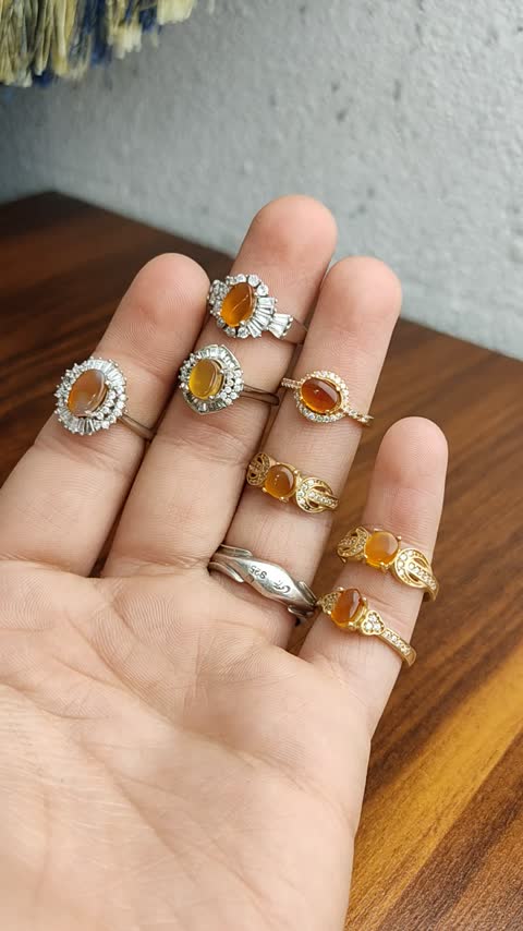 انگشتر طلاروس اصلی رنگ صابت با آینه کاری درجه یک 
