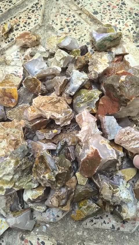 عقیق رنگی آبدار پک نه کیلویی کیفیت درجه یک 