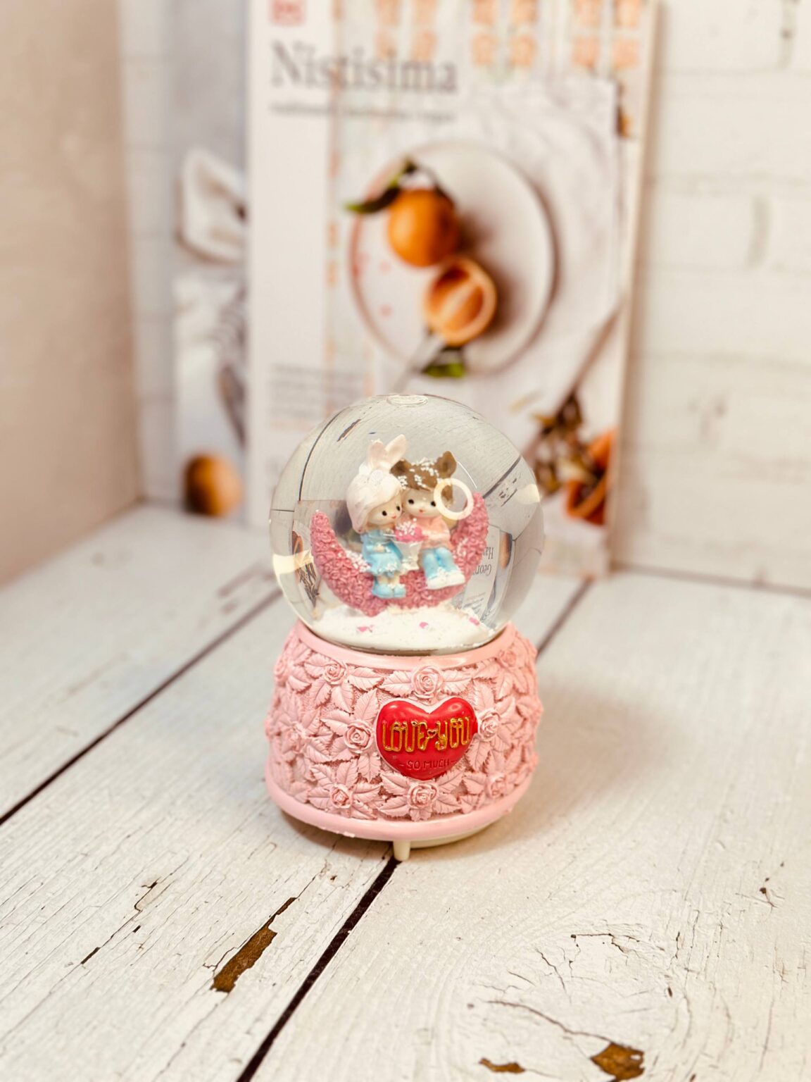 گوی موزیکال پمپی طرح دختر و پسر سایز بزرگ