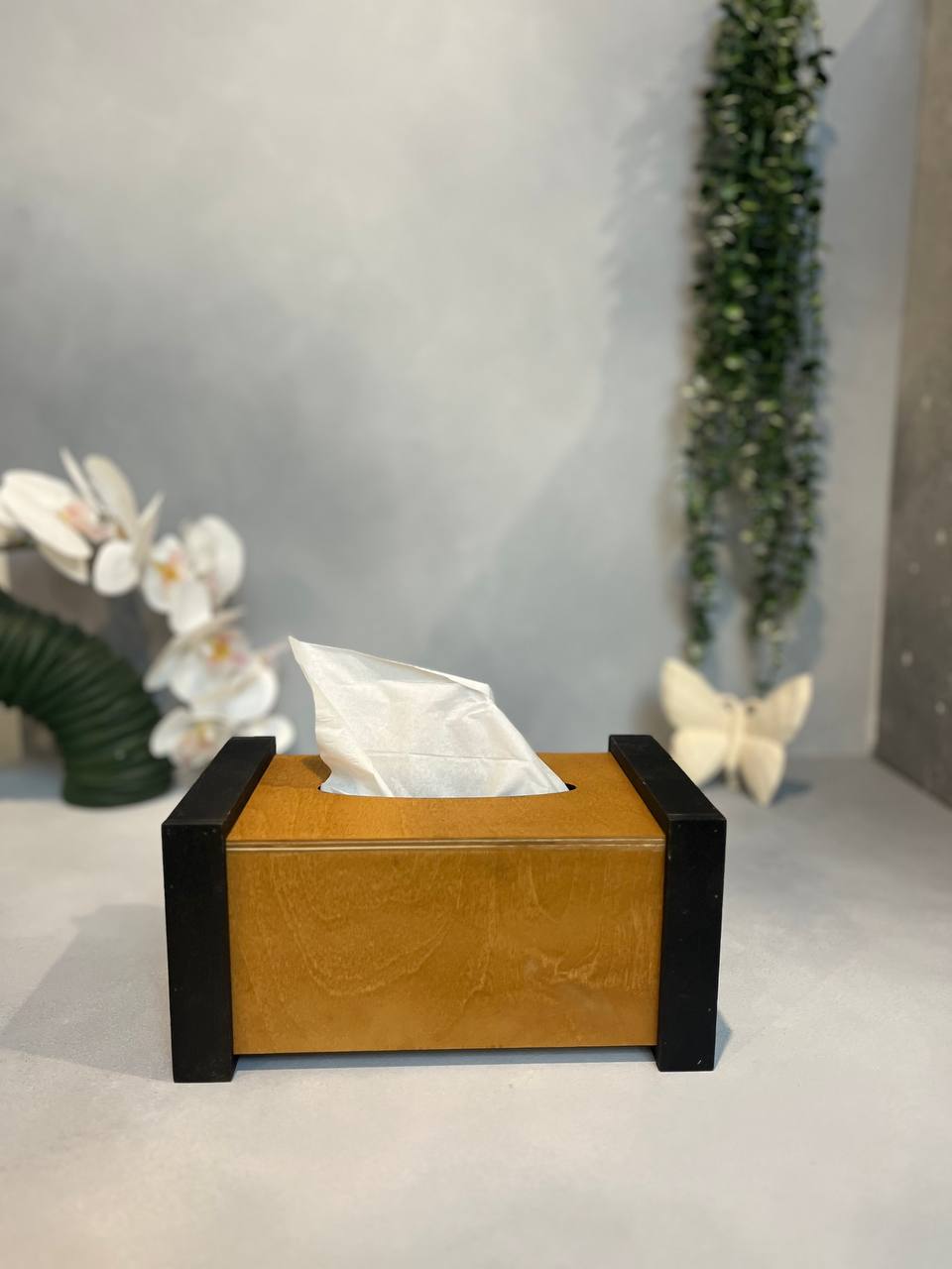 جا دستمال کاغذی تمام چوب