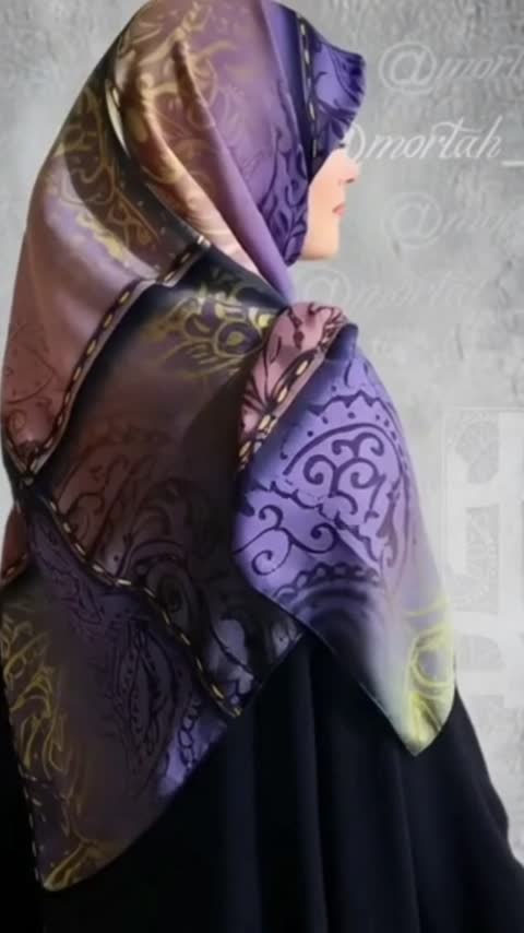 روسری نخی خنک تابستانی قواره 120 طرح ابریشم