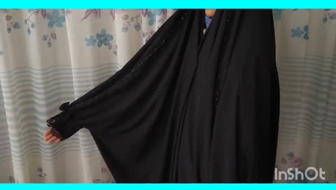 چادر مشکی عبا جده مدل ترنم جواهر دوزی * آستین تور دانتل و پاپیون * چادر مشکی جواهردوزی مچ دار جنس کرپ حریر اسود