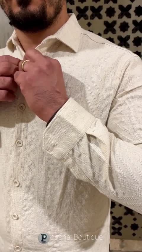پیراهن مردانه پارچه بافت ترک درجه یک
