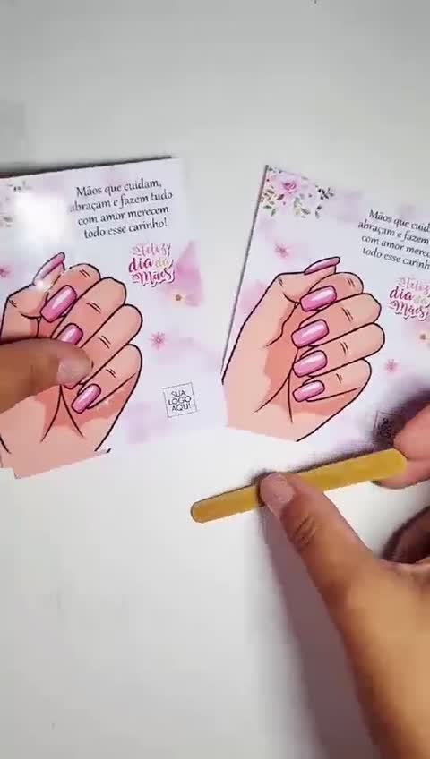کارت وفارداری خدمات ناخن با متن و طرح دلخواه کد محصول 1 