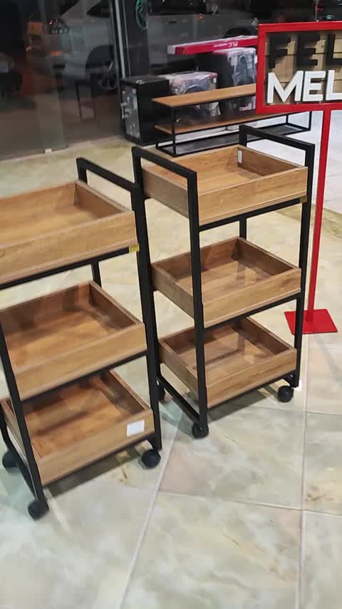 ترولی فلزی سه طبقه ارسال کاملا رایگان