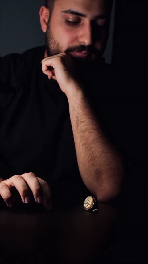 انگشتر مردانه عقیق زرد کد 1213