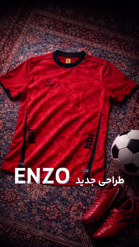 ست تیشرت و شلوارک طرح اِنزو