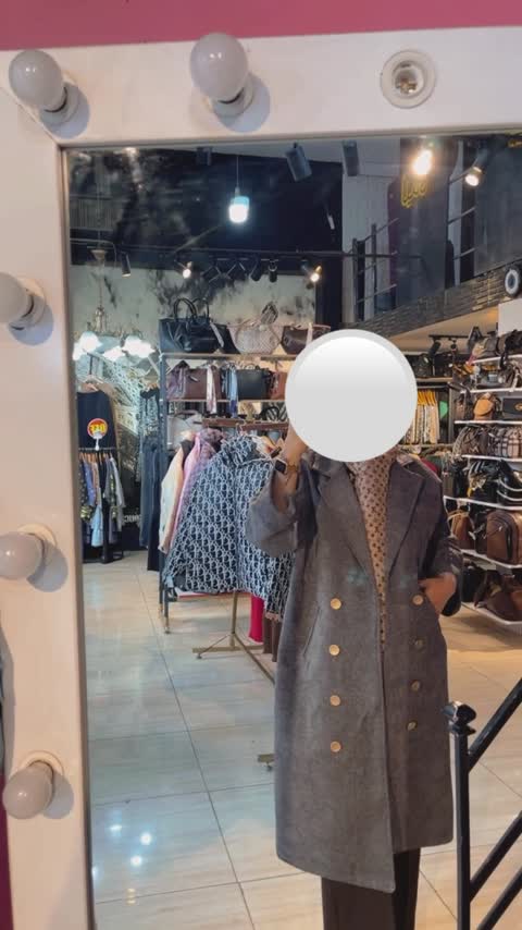 پالتو مخمل شنل سایز بزرگ(طوسی موجوده)