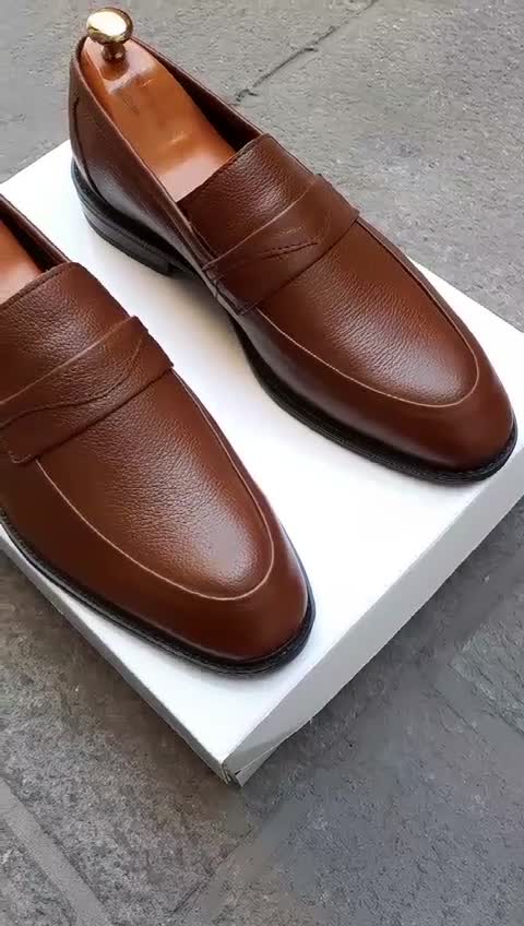 کالج مجلسی تمام چرم زیره لاستیک