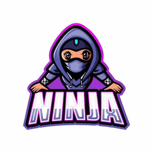 استیکر لپ تاپ طرح NINJA KID کد 144
