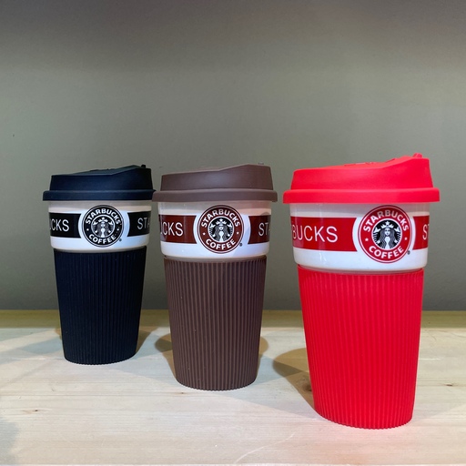 ماگ استار باکس Starbucks سرامیکی ، سیلیکنی . لیوان ایتار باکس قهوه ،دمنوش ،چای