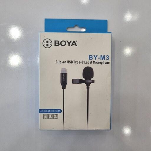 میکروفون یقه ای بویا مدل Boya BY-M3 ا Boya BY-M3 MICROPHONE