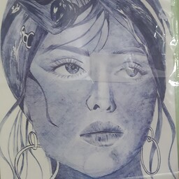 نقاشی دختر خودکار ابی 
