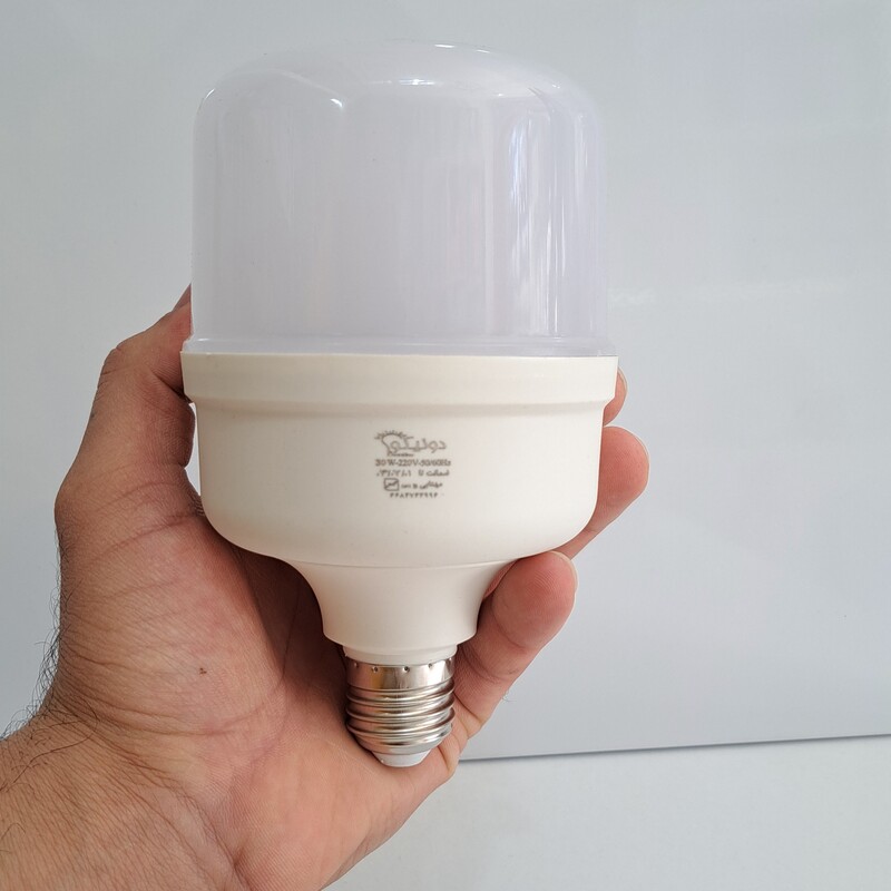 لامپ فوق کم مصرف 30 وات استوانه ای مهتابی برند دونیکو  ،با یکسال ضمانت تعویض