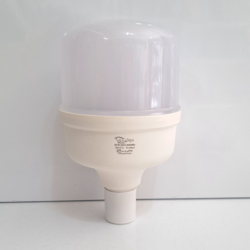 لامپ فوق کم مصرف 30 وات استوانه ای مهتابی برند دونیکو  ،با یکسال ضمانت تعویض