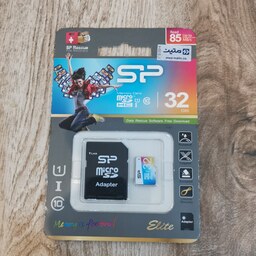 کارت حافظه microSDHC سیلیکون پاور مدل Elite کلاس 10 استاندارد UHS-I U1 سرعت 85MBps ظرفیت 32 گیگابایت