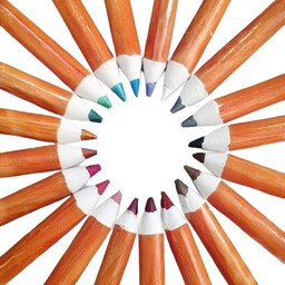 سرمه مدادی رنگی ماهک - سرمه قابل تراش - خط لب طبیعی - خط چشم طبیعی - مدادسرمه همه کاره - سرمه مدادی رنگی محیا