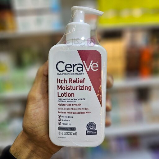 لوسیون کرم مرطوب کننده و ضد خارش سراوی CeraVe مدل Itch Relief حجم 237 میل