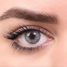 لنز چشم رویال ویژن شماره 3 مدل Solitaire  طوسی روشن دور دار